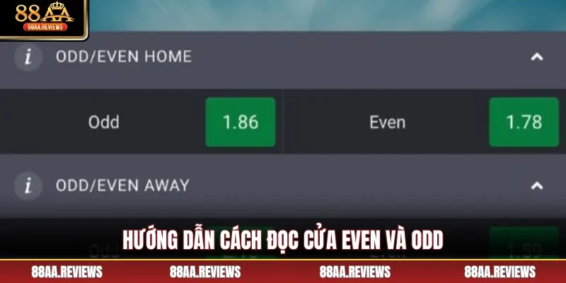 Hướng dẫn cách đọc cửa Even và Odd